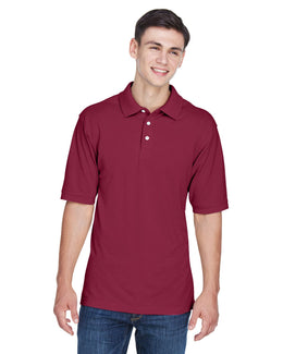 Harriton Easy Blend Polo Shirt M265 | Wine - Front