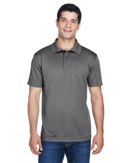Harriton Polytech Polo Shirt M315 | Charcoal - Front