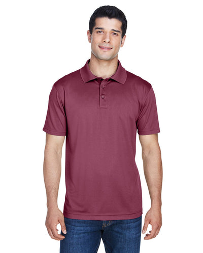 Harriton Polytech Polo Shirt M315 | Maroon - Front