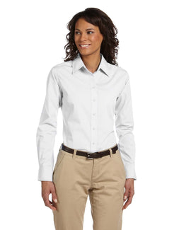 Harriton Ladies Essential Poplin M510W | White - Front