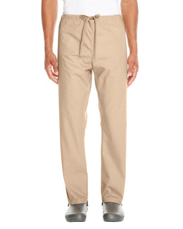 Harriton Adult Scrub Bottom M898 | Khaki - Front