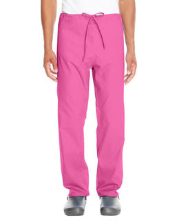 Harriton Adult Scrub Bottom M898 | Charity Pink - Front