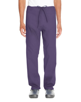 Harriton Adult Scrub Bottom M898 | Deep Purple - Front