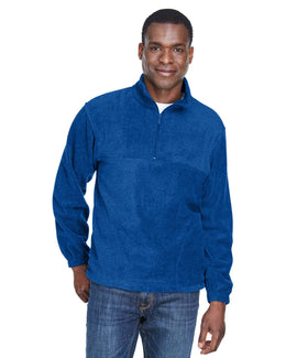 Harriton Quarter-Zip Fleece Pullover M980 | True Royal - Front