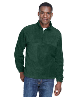 Harriton Quarter-Zip Fleece Pullover M980 | Hunter - Front