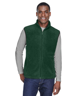 Harriton Fleece Vest M985 | Hunter - Front
