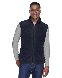 Harriton Fleece Vest M985 | Navy - Front