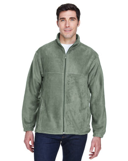 Harriton Mens Full-Zip Fleece M990 | Dill - Front