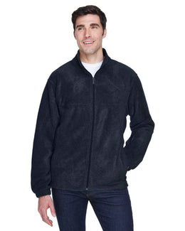Harriton Mens Full-Zip Fleece M990 | Navy - Front