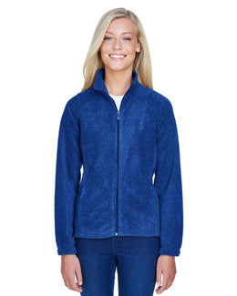 Harriton Ladies Full-Zip Fleece Jacket M990W | True Royal - Front