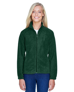 Harriton Ladies Full-Zip Fleece Jacket M990W | Hunter - Front