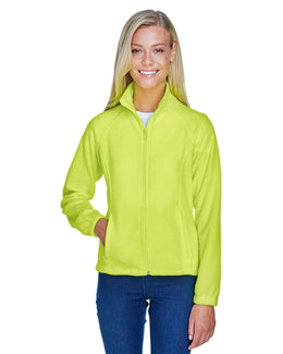 Harriton Ladies Full-Zip Fleece Jacket M990W | Safety Yellow - Front