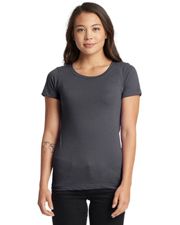 Next Level Ladies Ideal Short Sleeve Crew Tee N1510 | Dark Gray - Front