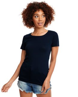 Next Level Ladies Ideal Short Sleeve Crew Tee N1510 | Midnight Navy - Front