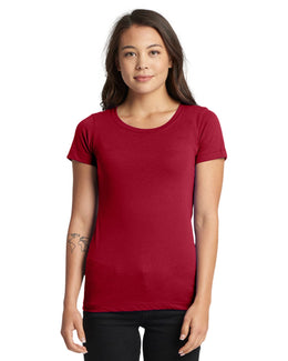 Next Level Ladies Ideal Short Sleeve Crew Tee N1510 | Cardinal - Front