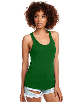Next Level Ladies Ideal Racerback Tank N1533 | Kelly Green - Front