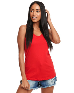 Next Level Ladies Ideal Racerback Tank N1533 | Red - Front