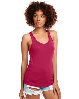 Next Level Ladies Ideal Racerback Tank N1533 | Raspberry - Front