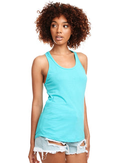 Next Level Ladies Ideal Racerback Tank N1533 | Tahiti Blue - Front