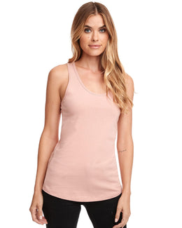 Next Level Ladies Ideal Racerback Tank N1533 | Desert Pink - Front