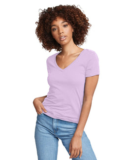 Next Level Ladies Ideal V-Neck Tee N1540 | Lilac - Front