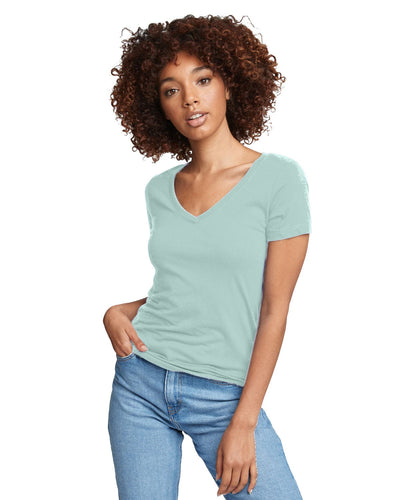 Next Level Ladies Ideal V-Neck Tee N1540 | Mint - Front