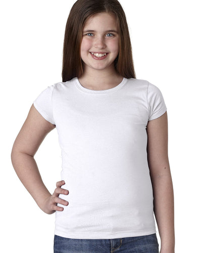 Next Level Girls Princess Tee N3710 | White - Front