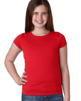 Next Level Girls Princess Tee N3710 | Red - Front