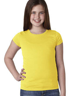 Next Level Girls Princess Tee N3710 | Vibrant Yellow - Front