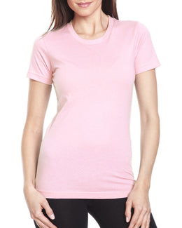 Next Level Ladies Boyfriend Tee N3900 | Light Pink - Front