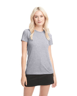 Next Level Ladies Boyfriend Tee N3900 | Heather Gray - Front