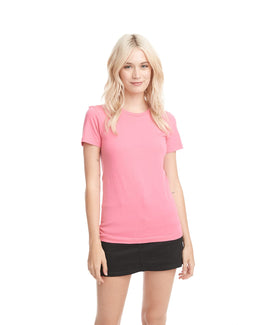 Next Level Ladies Boyfriend Tee N3900 | Hot Pink - Front