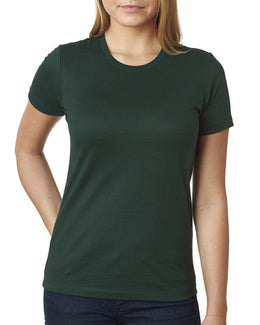 Next Level Ladies Boyfriend Tee N3900 | Forest Green - Front