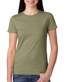 Next Level Ladies Boyfriend Tee N3900 | Light Olive - Front