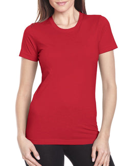 Next Level Ladies Boyfriend Tee N3900 | Red - Front