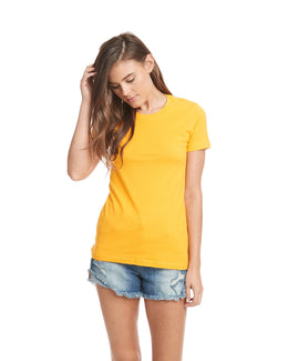 Next Level Ladies Boyfriend Tee N3900 | Gold - Front