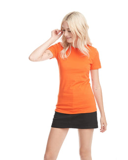 Next Level Ladies Boyfriend Tee N3900 | Classic Orange - Front