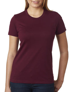 Next Level Ladies Boyfriend Tee N3900 | Maroon - Front