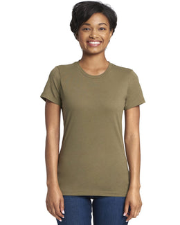 Next Level Ladies Boyfriend Tee N3900 | Military Green - Front