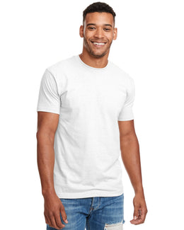 Next Level Mens CVC Crewneck Tee N6210 | White - Front