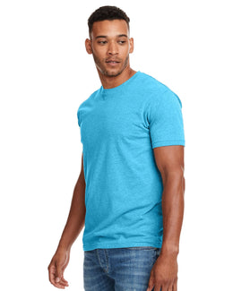 Next Level Mens CVC Crewneck Tee N6210 | Bondi Blue - Front