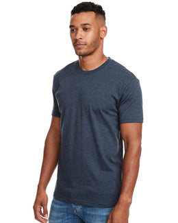 Next Level Mens CVC Crewneck Tee N6210 | Indigo - Front