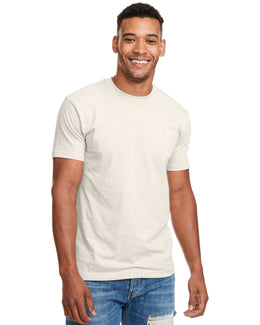 Next Level Mens CVC Crewneck Tee N6210 | Sand - Front