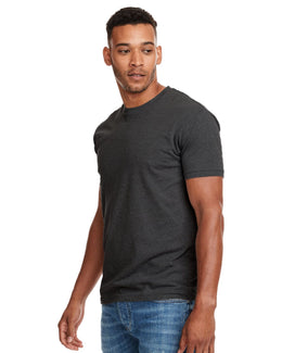 Next Level Mens CVC Crewneck Tee N6210 | Charcoal - Front