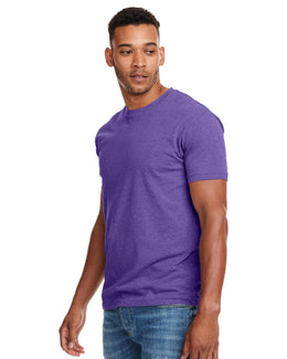 Next Level Mens CVC Crewneck Tee N6210 | Purple Rush - Front