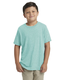 Next Level Boys Triblend Crew Tee N6310 | Tahiti Blue - Front