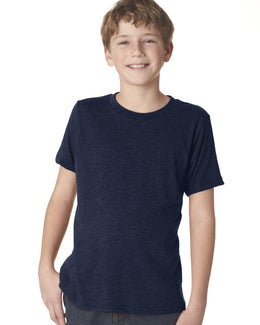 Next Level Boys Triblend Crew Tee N6310 | Vintage Navy - Front