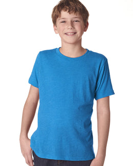 Next Level Boys Triblend Crew Tee N6310 | Vintage Turq - Front