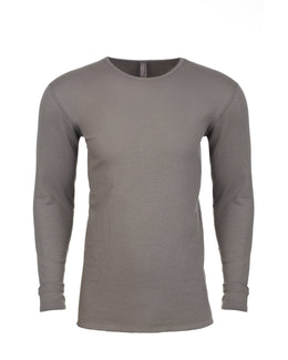 Next Level Mens Blended Thermal Tee N8201 | Warm Gray - Front