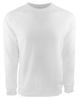 Next Level Unisex French Terry Sweatshirt N9000 | White - Front